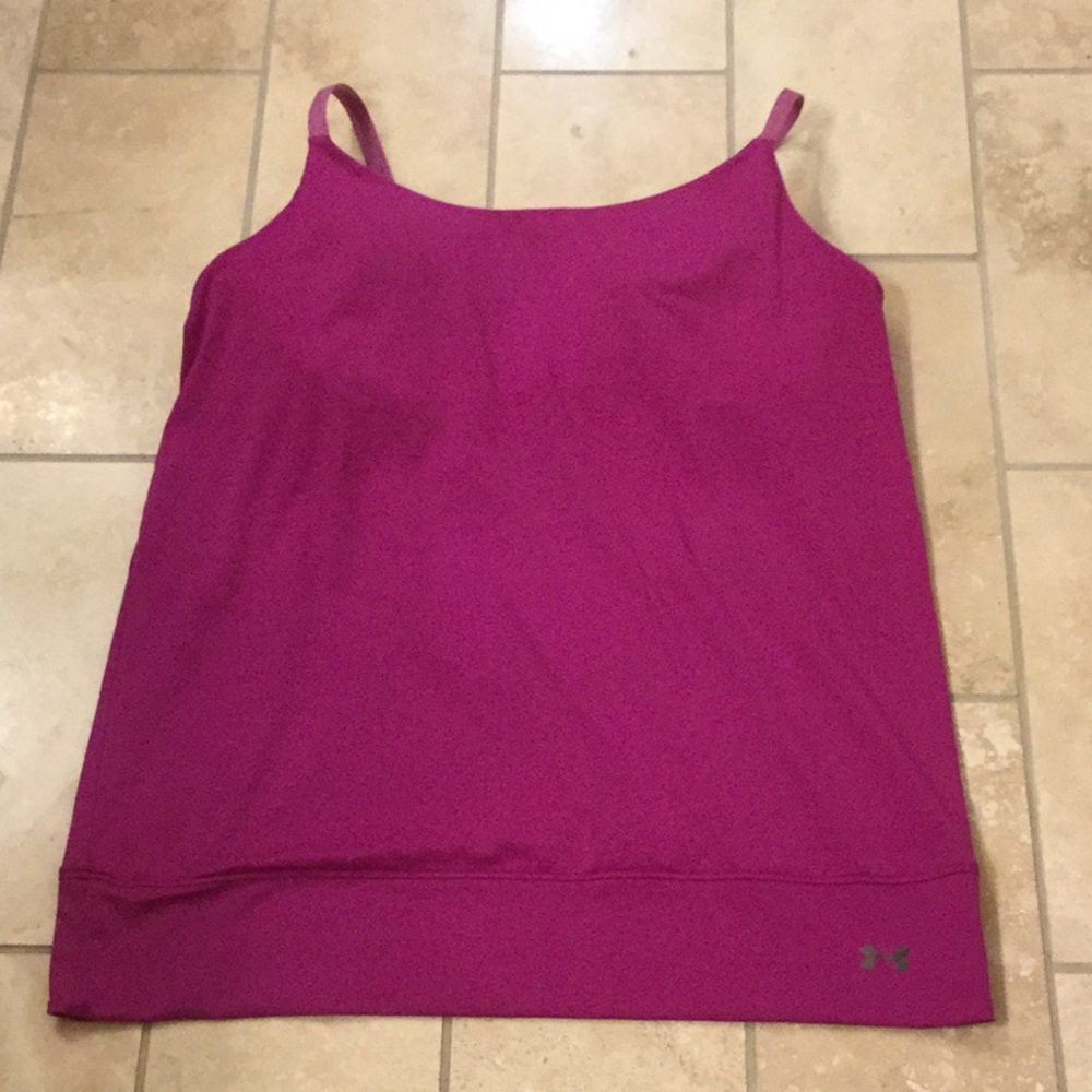 Under Armour workout top.